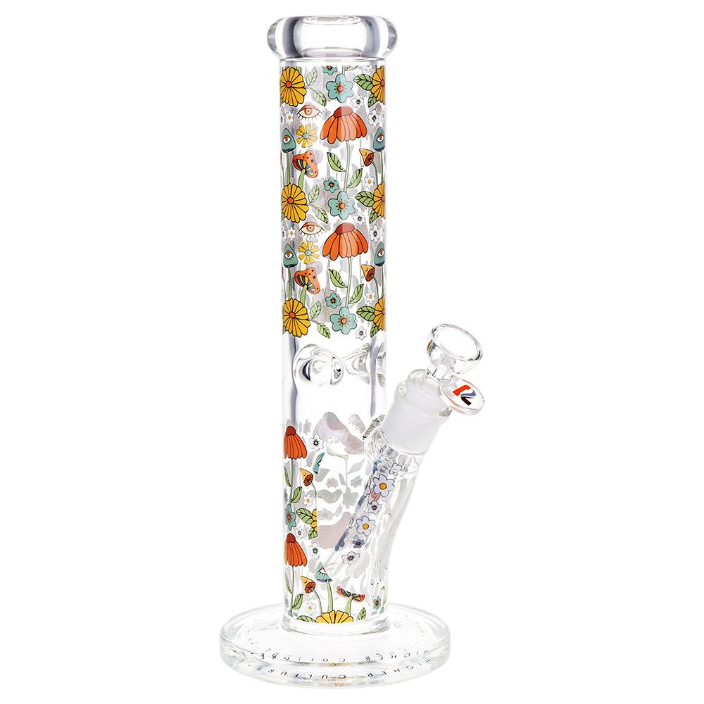 Pulsar Design Series Straight Tube Glass Water Pipe | 12" | 14mm F, BDD Wholesale