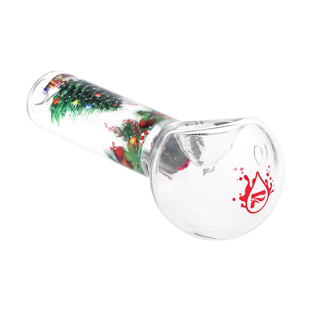 Pulsar Ho-Ho-Holiday Glass Smoking Set - 10" / 14mm F, BDD Wholesale