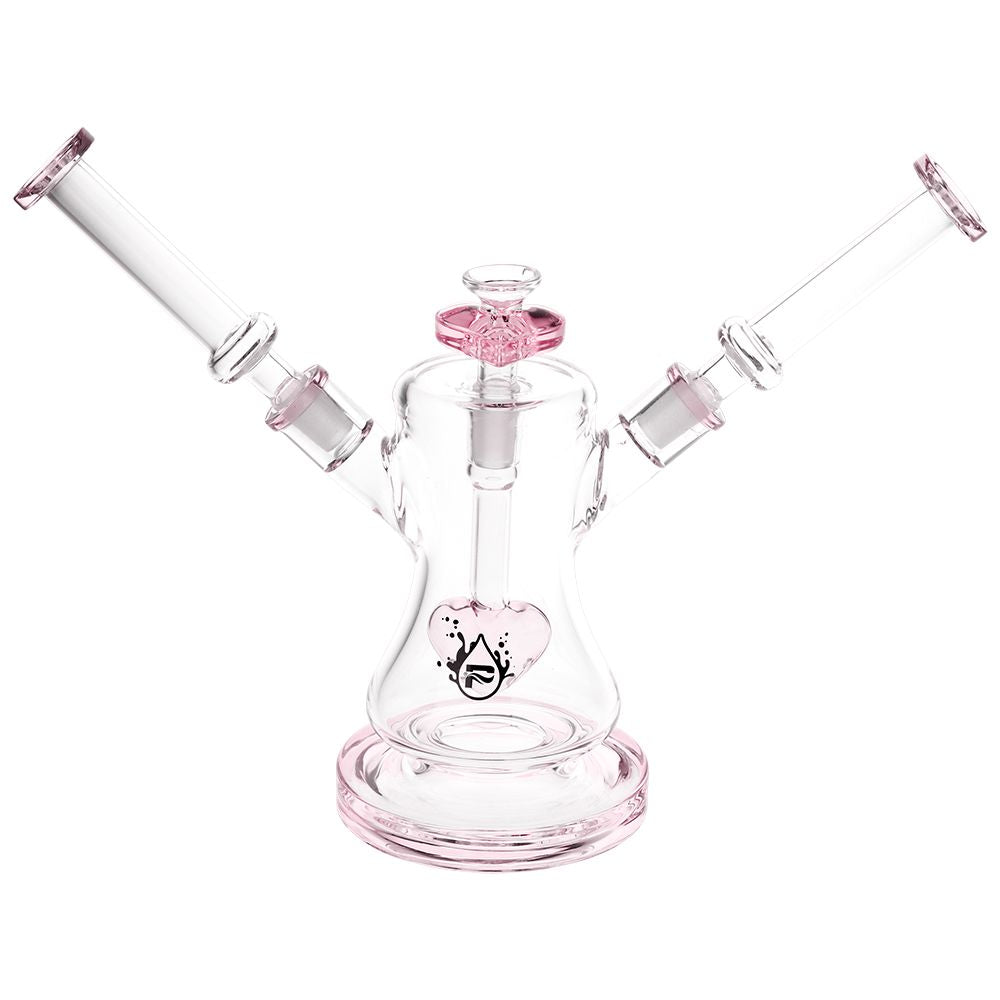 Pulsar Date Night: Part 2 Dual Neck Glass Water Pipe | 8.5" | 14mm F, BDD Wholesale