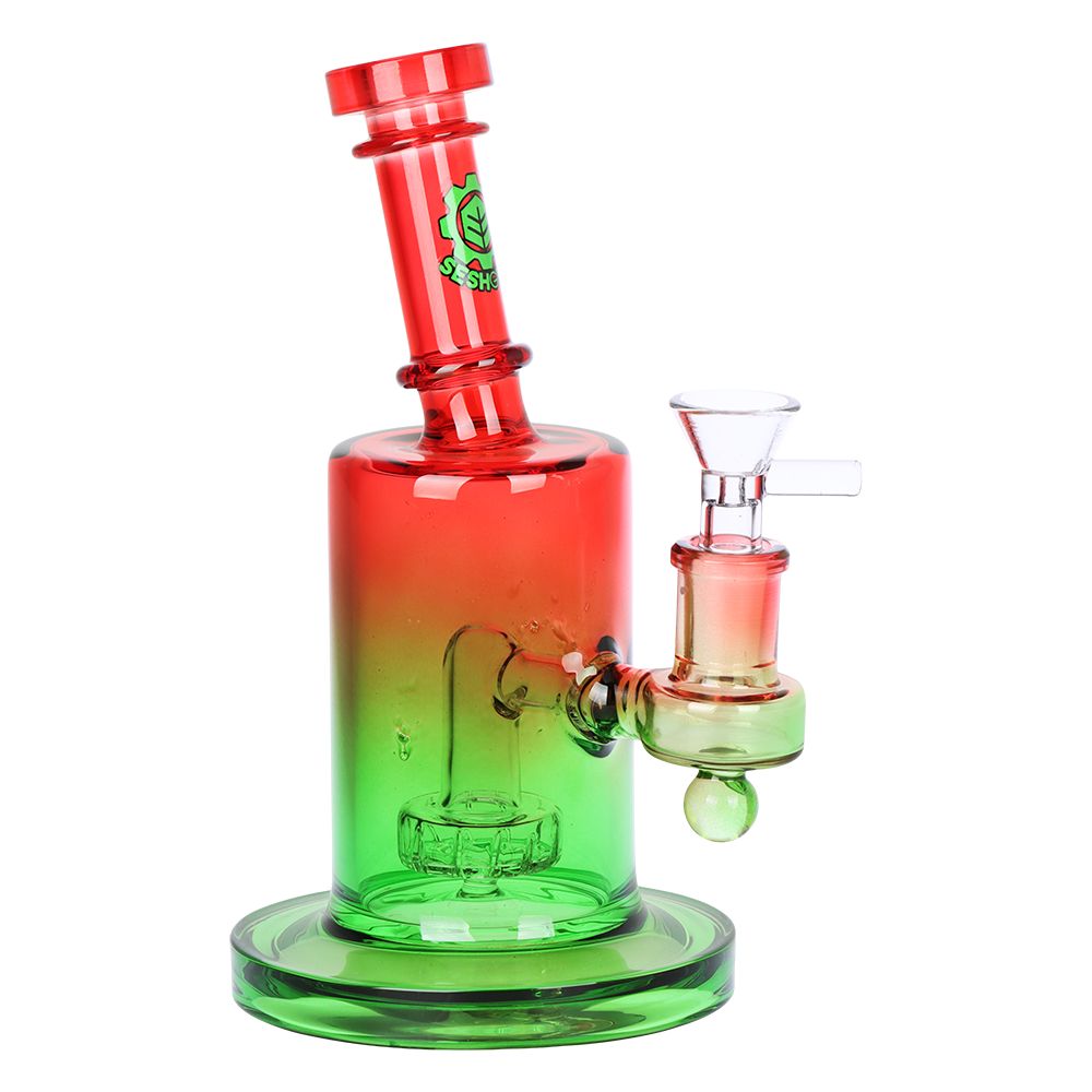 SeshGear Ombre Glass Water Pipe | 7.5" | 14mm F, BDD Wholesale