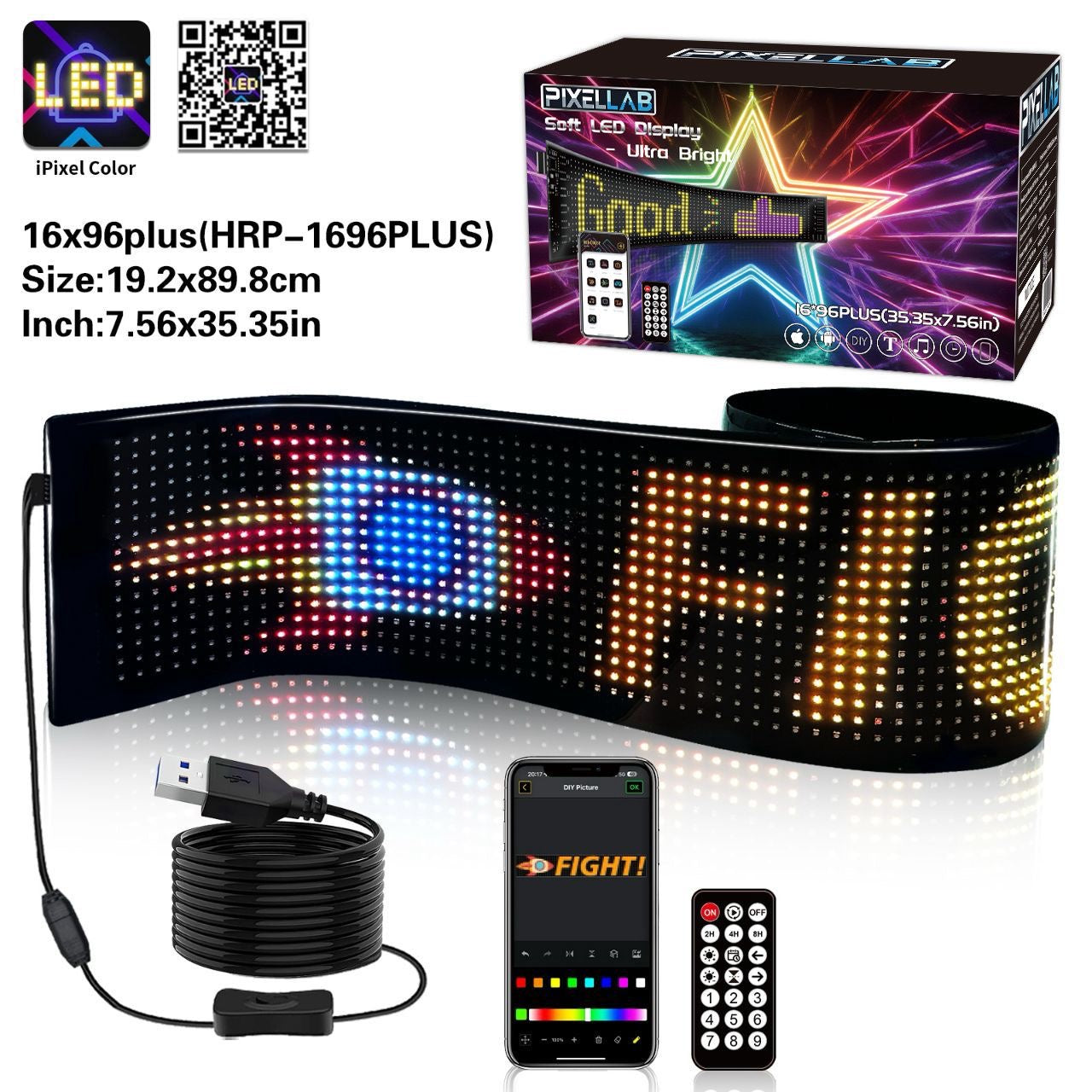 PIXELLAB SOFT LED DISPLAY ULTRA BRIGHT