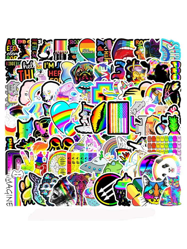 Rainbow Sticker (pack of 100)