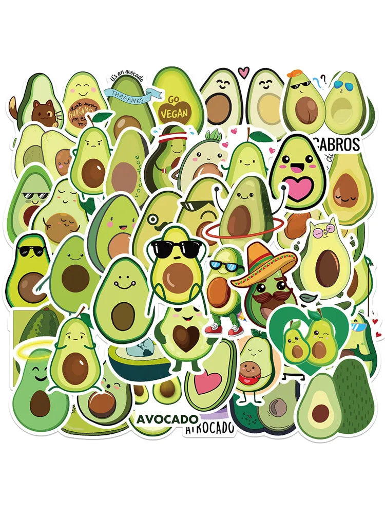 Avocado Sticker (pack of 50)