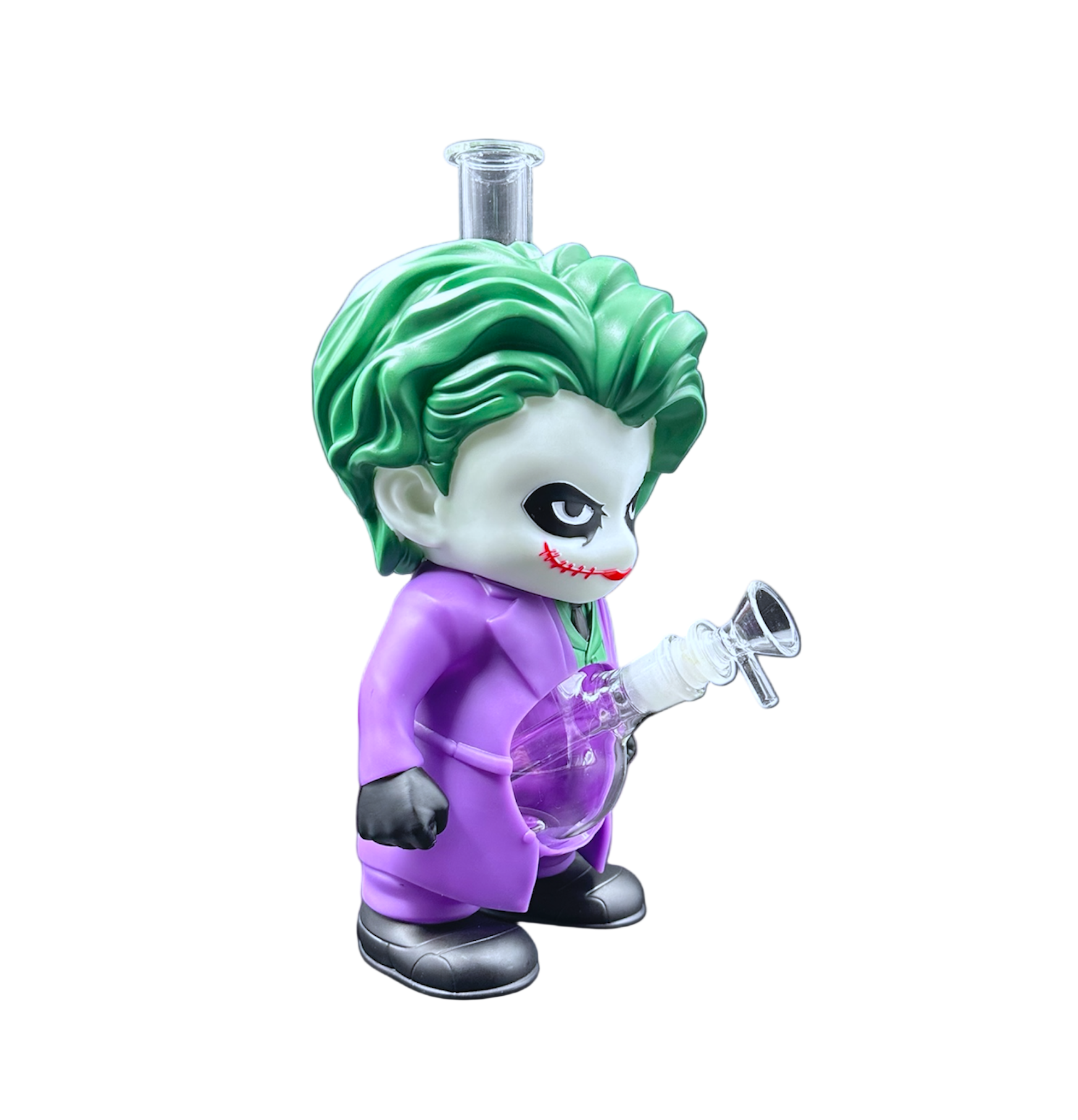 Glass Water Pipe - Baby Villain (12")