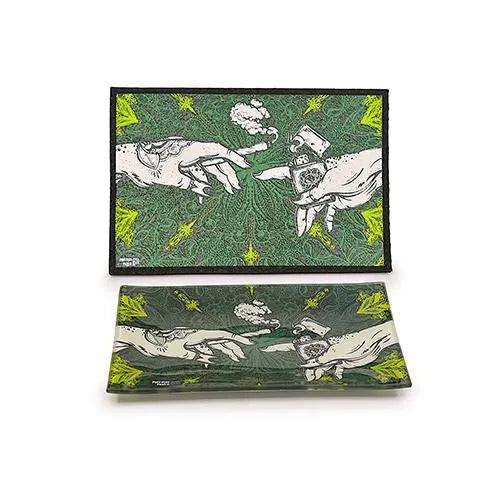 Puff Puff Pass It Moodmat & Matching Glass Tray