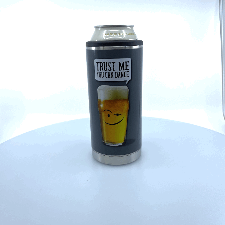 Metal Insulated 24 Oz Can Cooler - 6 Pieces Per Retail Ready Display 22273 ROUGHNECK