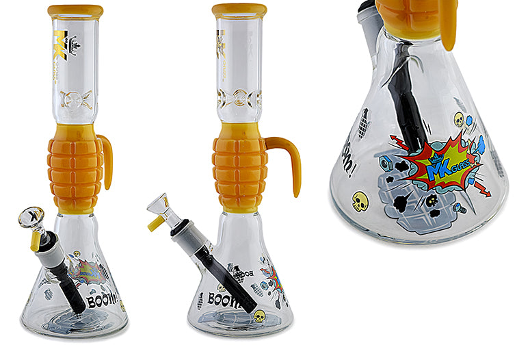 MK Glass Grenade Water Pipe