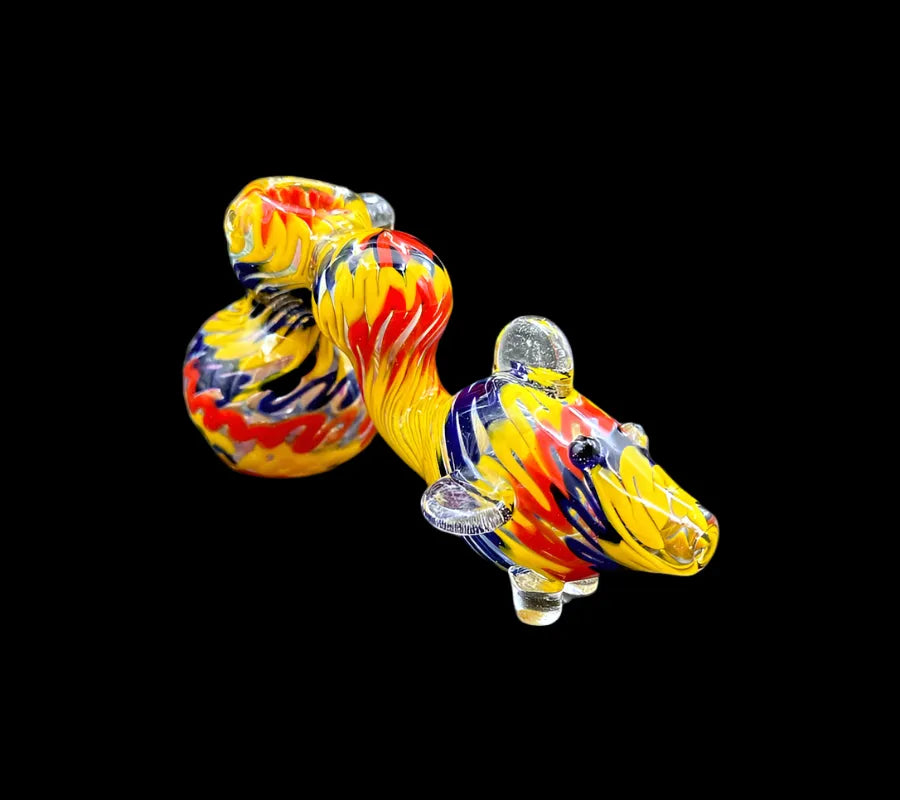 Glass Bubbler - Fish Tail (7")