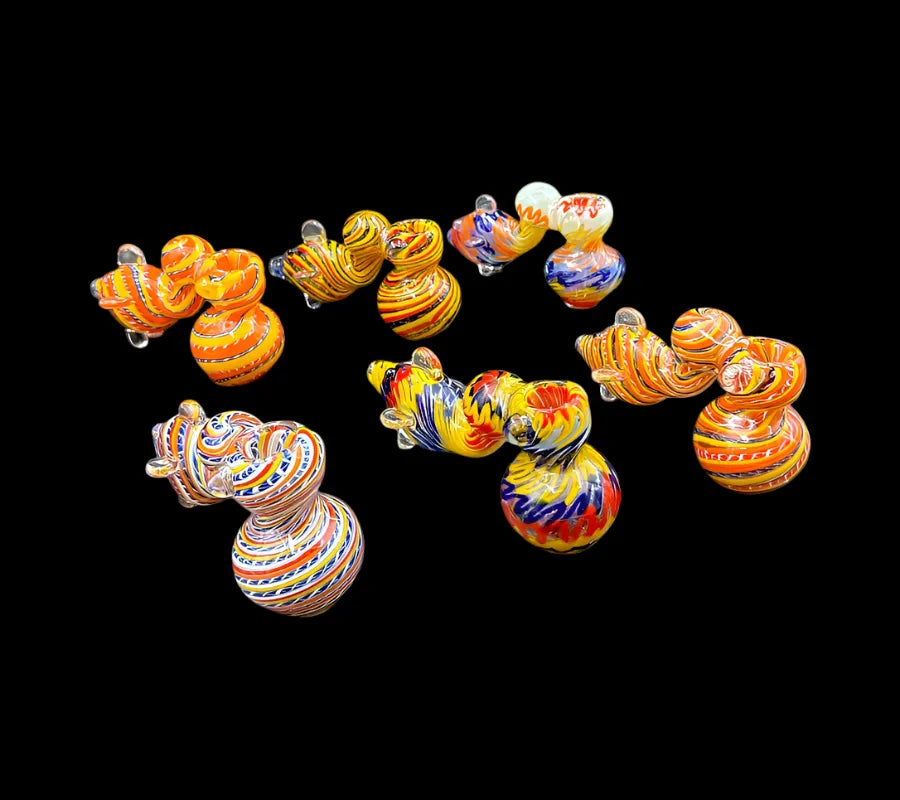 Glass Bubbler - Fish Tail (7")