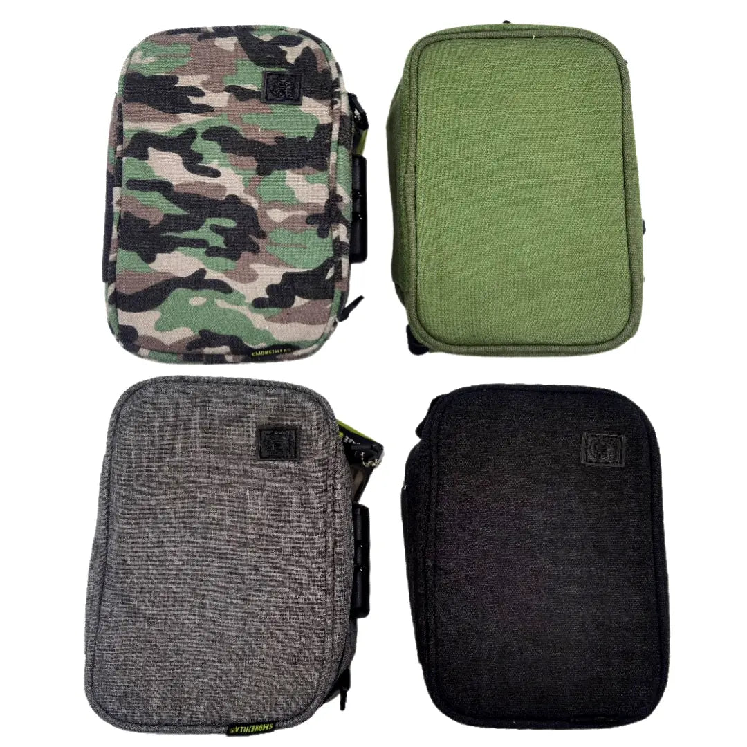 Smell Proof Canvas Lock Bag with Tool Organizer - 4 Pieces Per Retail Ready Display 23318 SMOKEZILLA