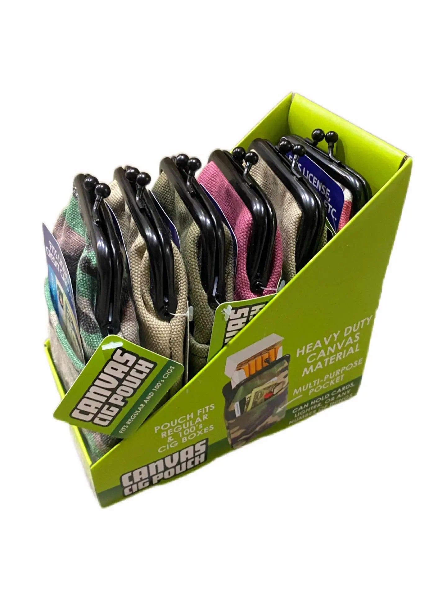 Canvas Cigarette Pouch - 6 Pieces Per Retail Ready Display 41345 SMOKEZILLA