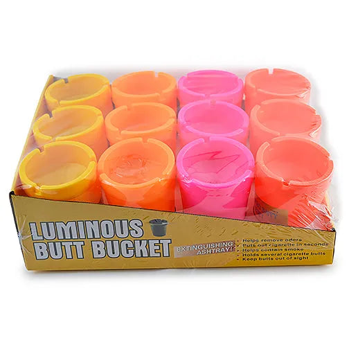 Luminous Butt Bucket Cup Ashtray (12 pack)