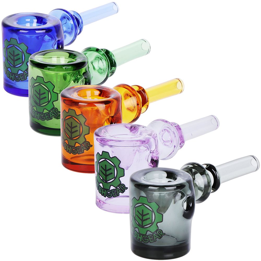 5CT BUNDLE - SeshGear Hammer Jr. Mini Glass Hand Pipe - 2.25" / Assorted Colors, BDD Wholesale
