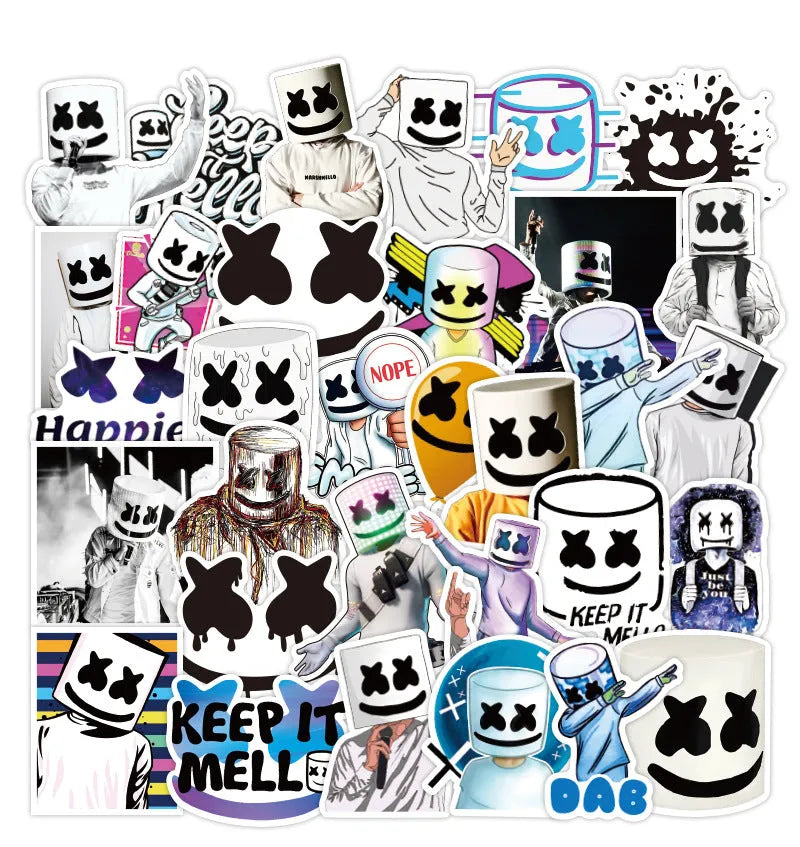 DJ Marshmello Sticker (pack of 50)