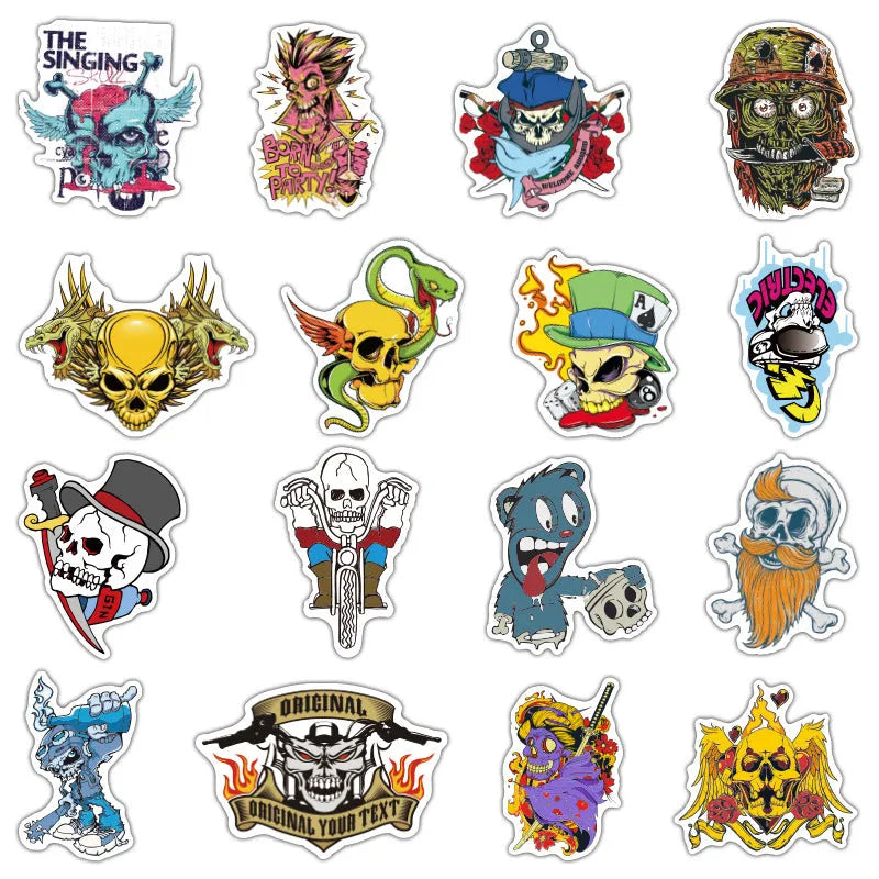 Horror-Themed Sticker (pack of 50)