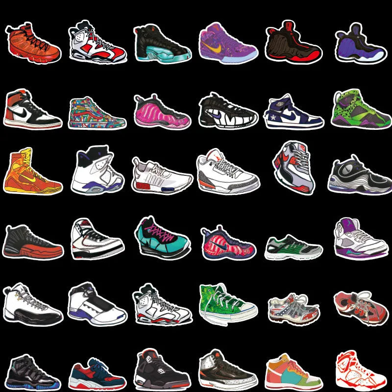 Nike Sneakers Stickers (pack of 100)