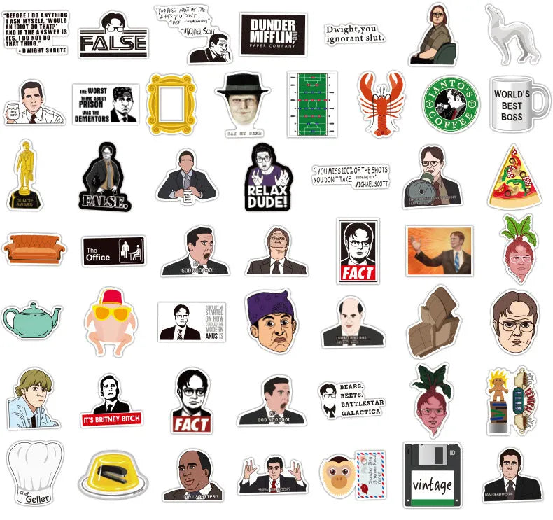 Office Stickers (pack of 50)