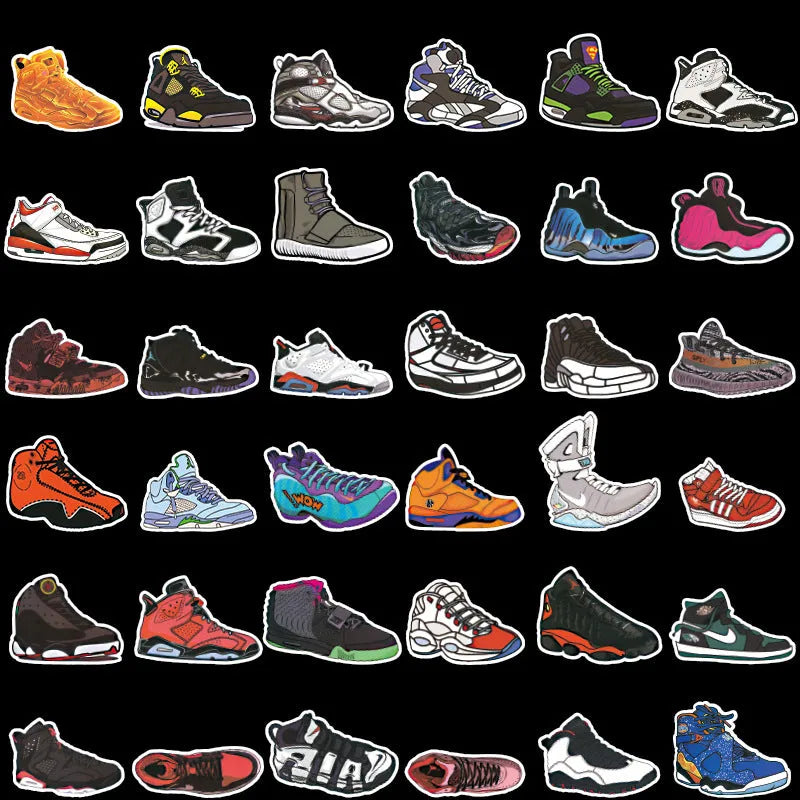 Nike Sneakers Stickers (pack of 100)