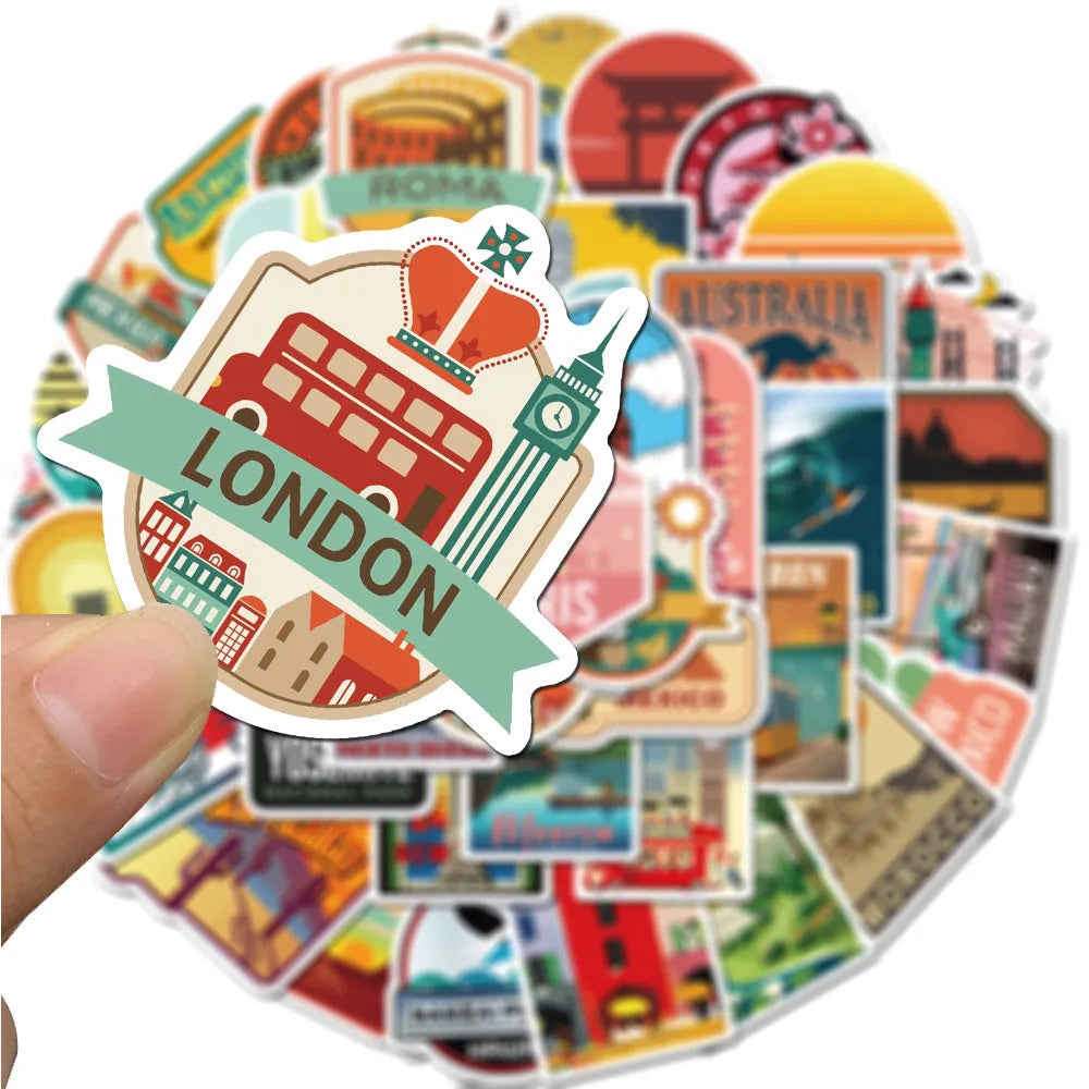Travel Sticker London (pack of 50)