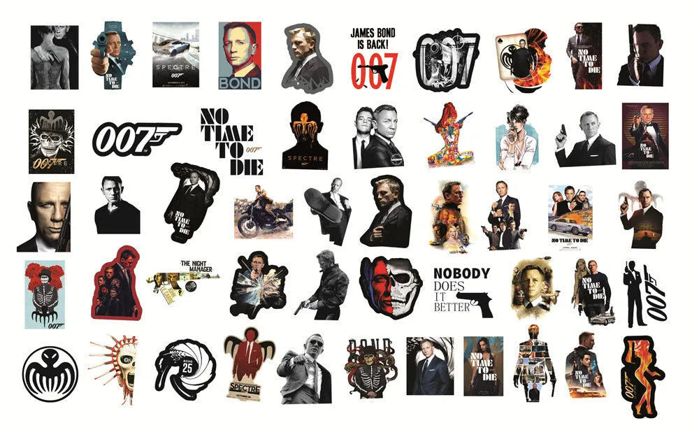 Daniel Craig Stickers (pack of 50)