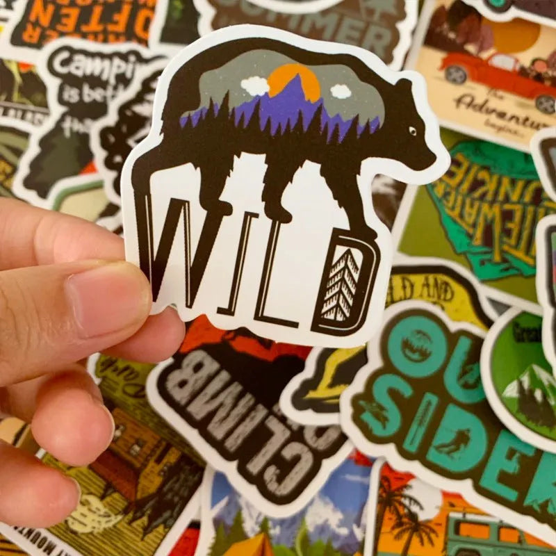 Adventure Wild Sticker (pack of 100)