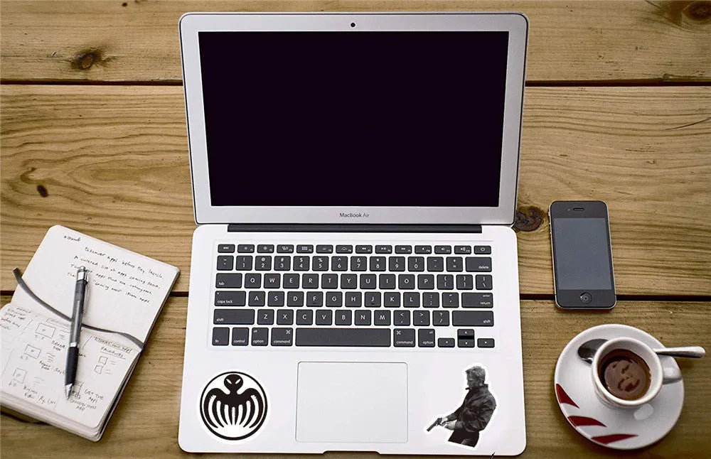 Daniel Craig Sticker on a MacBook(pack of 50)
