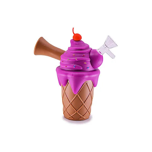 Silicone Water Pipe- Ice Cream Sundae