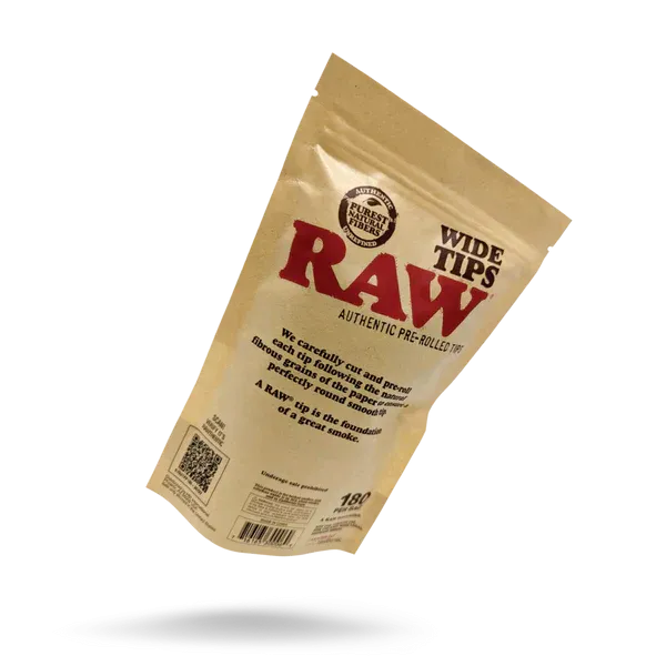 RAW - Pre Rolled Wide Tips (180pcs)