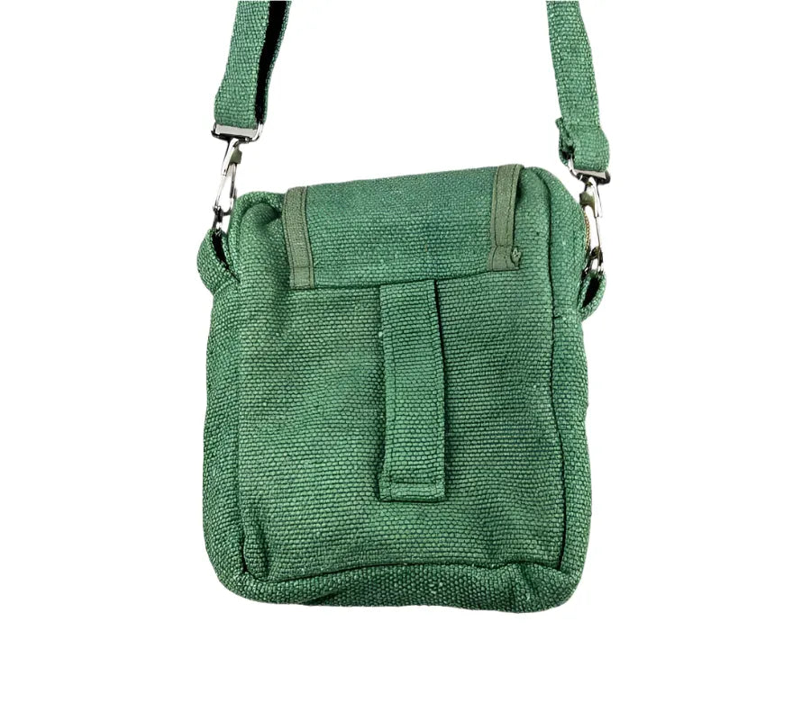 Naturesacks - Handcrafted Hemp Satchels - Green