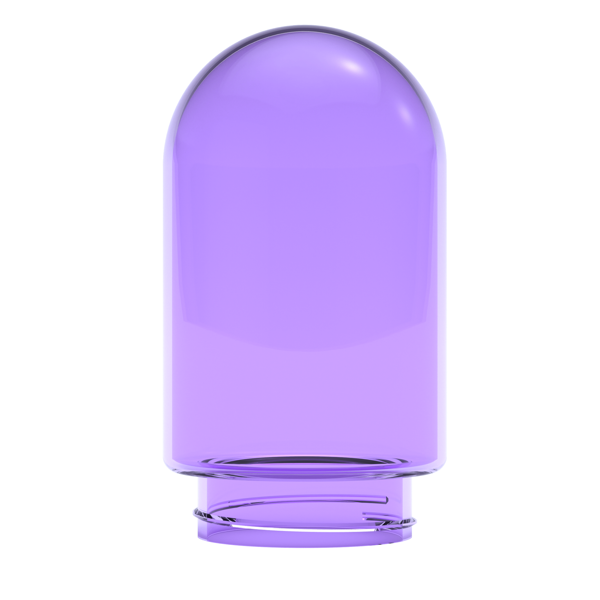 Single Purple Glass Globe (Large), BDD Wholesale
