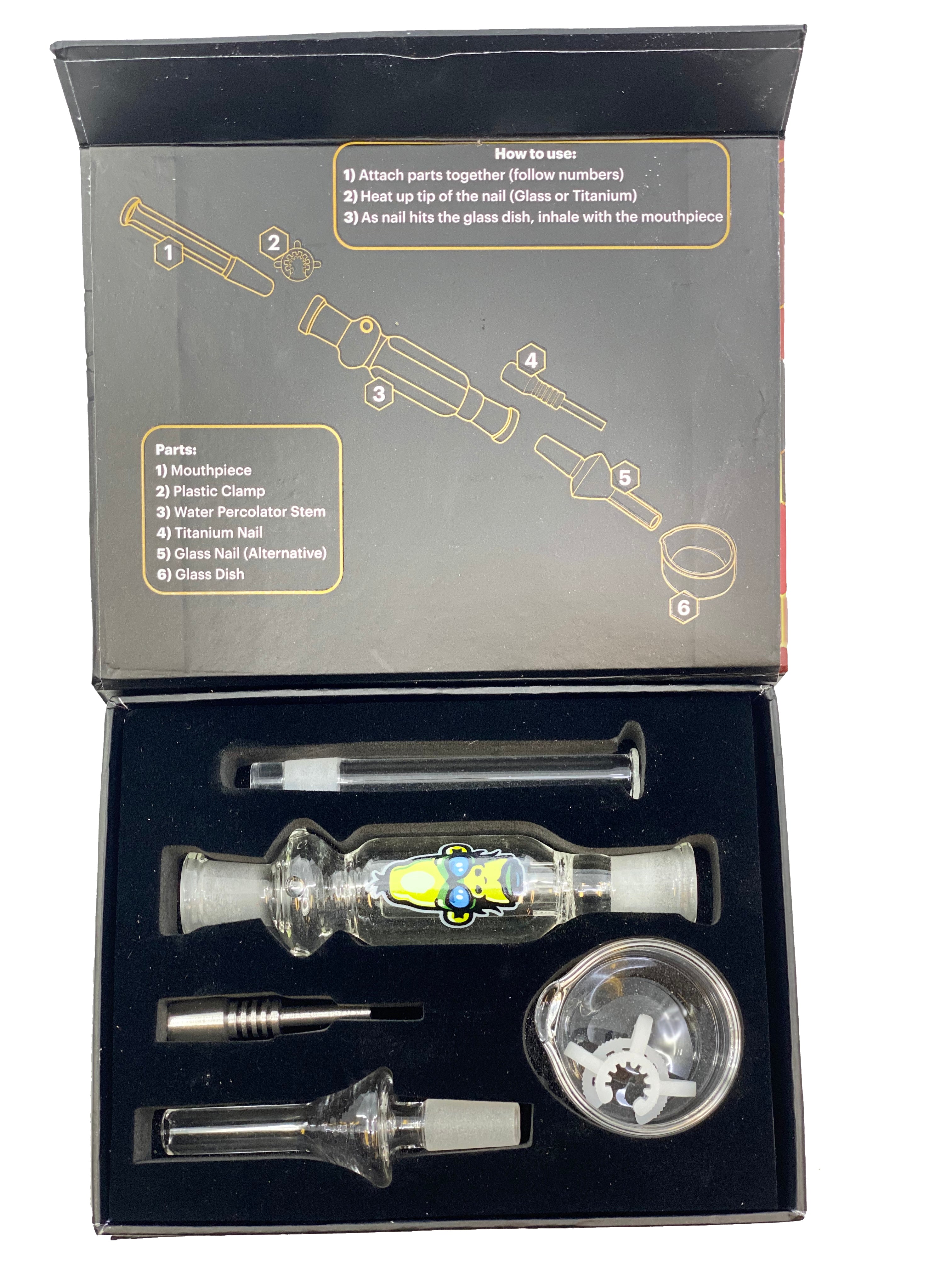 Space King - Glass Nectar Collector Kit (Case of 100)