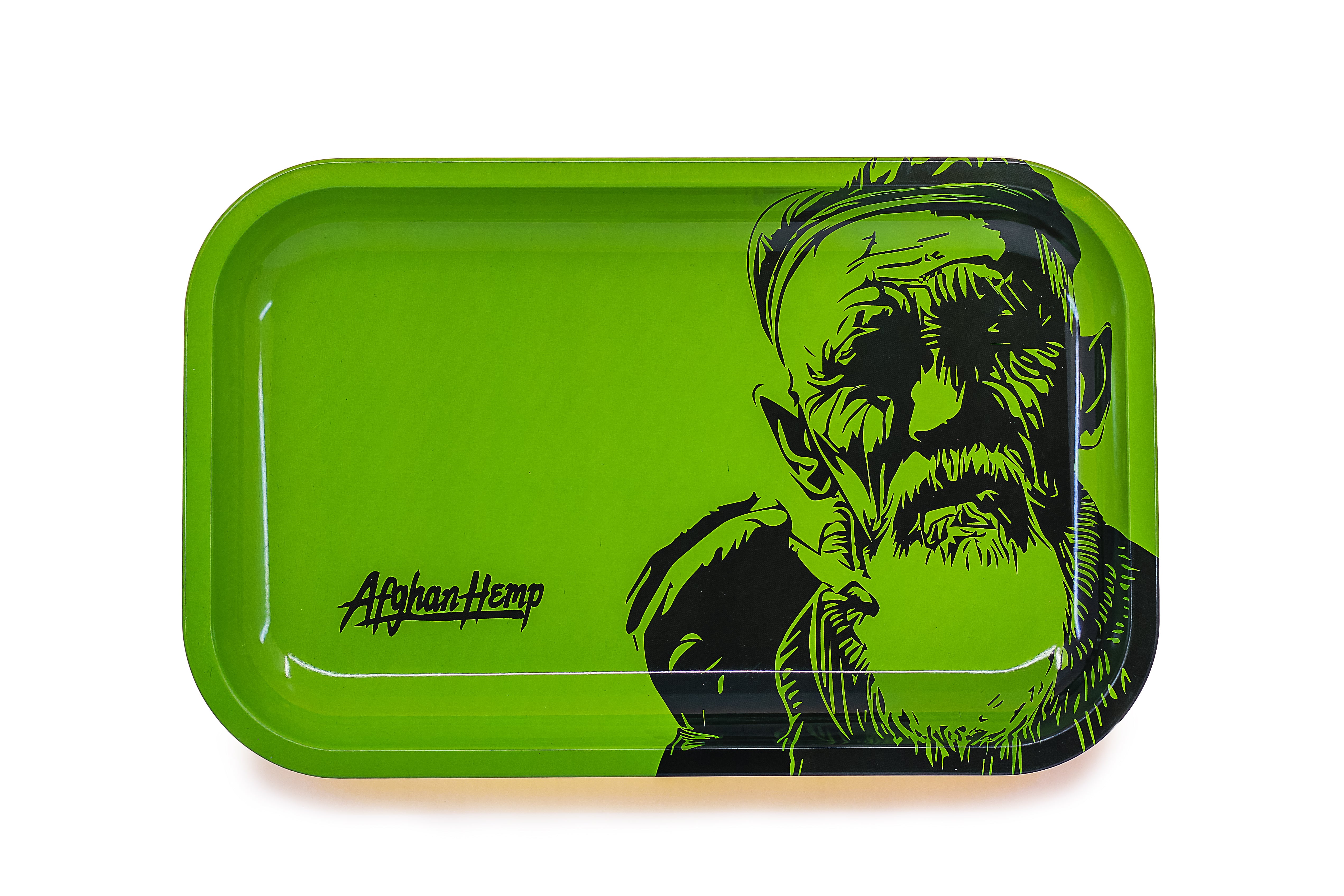 Roll A Perfect J Each Time With The Durable Afghan Hemp Metal Rolling Tray