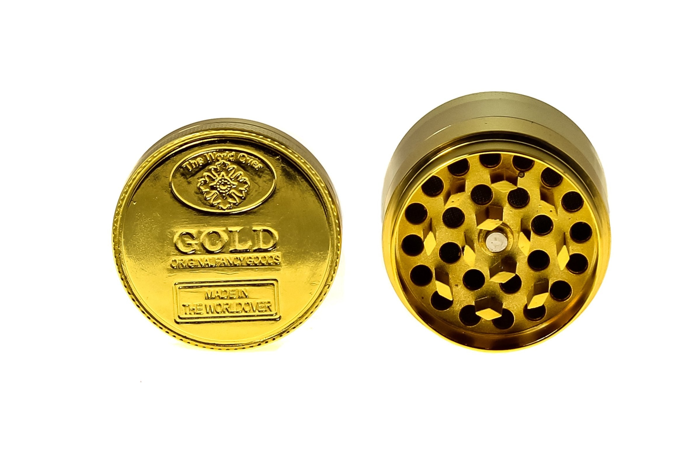 The Shiny Gold Coin Grinder - (2") (50mm)
