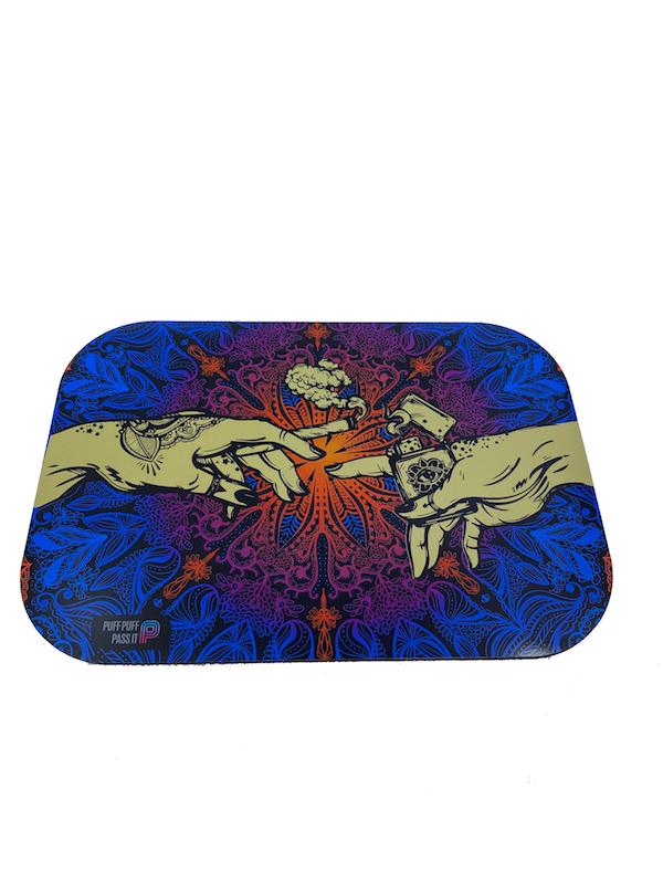 Puff Puff Pass It - Metal Tray w/ Magnetic Lid (5 colors)