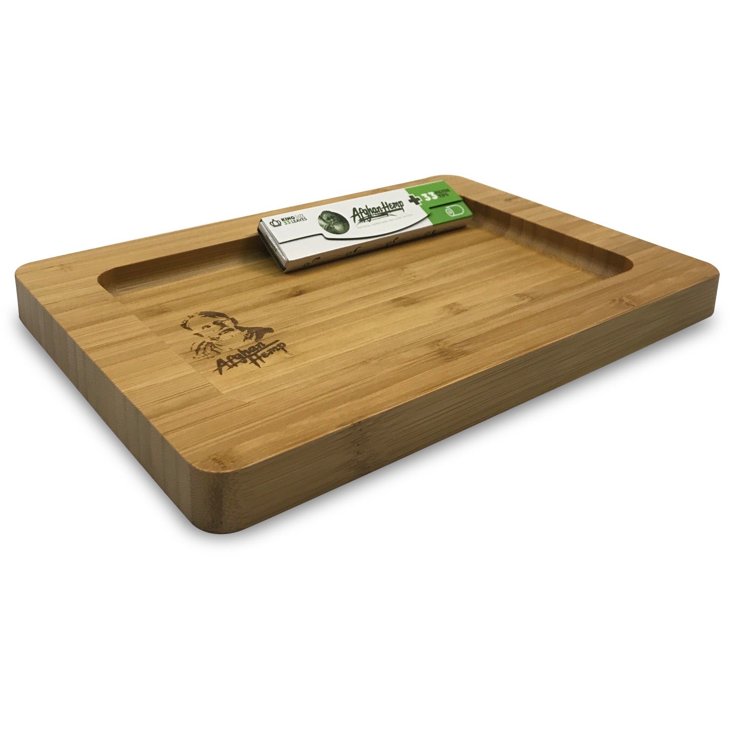 Never Lose A Crumb Of Bud With The Afghan Hemp Wooden Rolling Tray