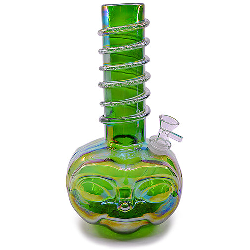 Soft Glass Water Pipe - Alien (11")