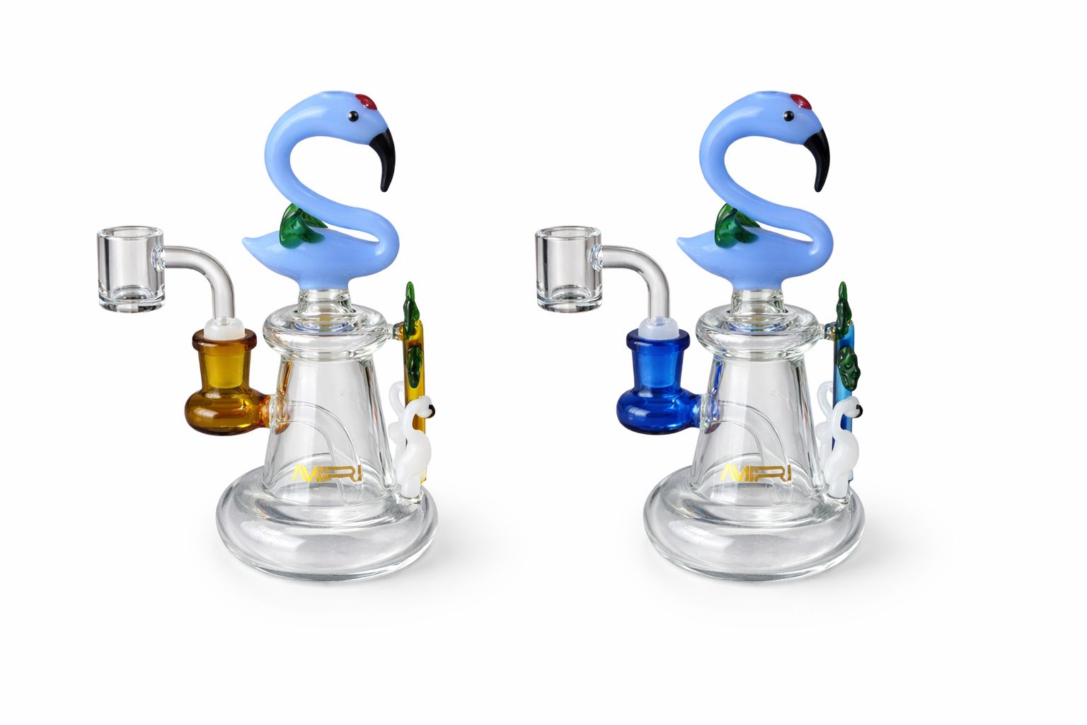 7” mini  Amiri glass water pipe, BDD Wholesale