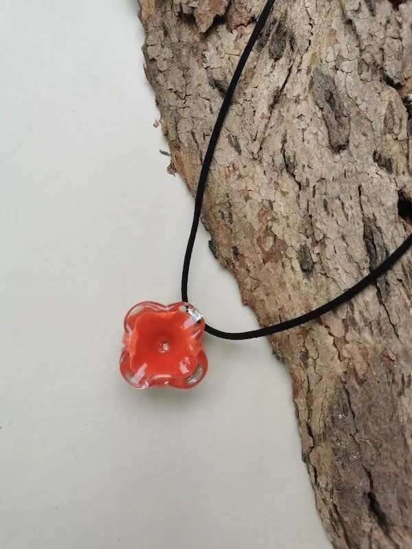 Hand Blown Glass Pendant - Style 17