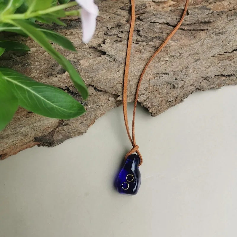 Hand Blown Glass Pendant - Style 8