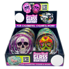 Glass Ashtray in Skull Shaped Design - 6 Pieces Per Retail Ready Wholesale Display 20120 SMOKEZILLA