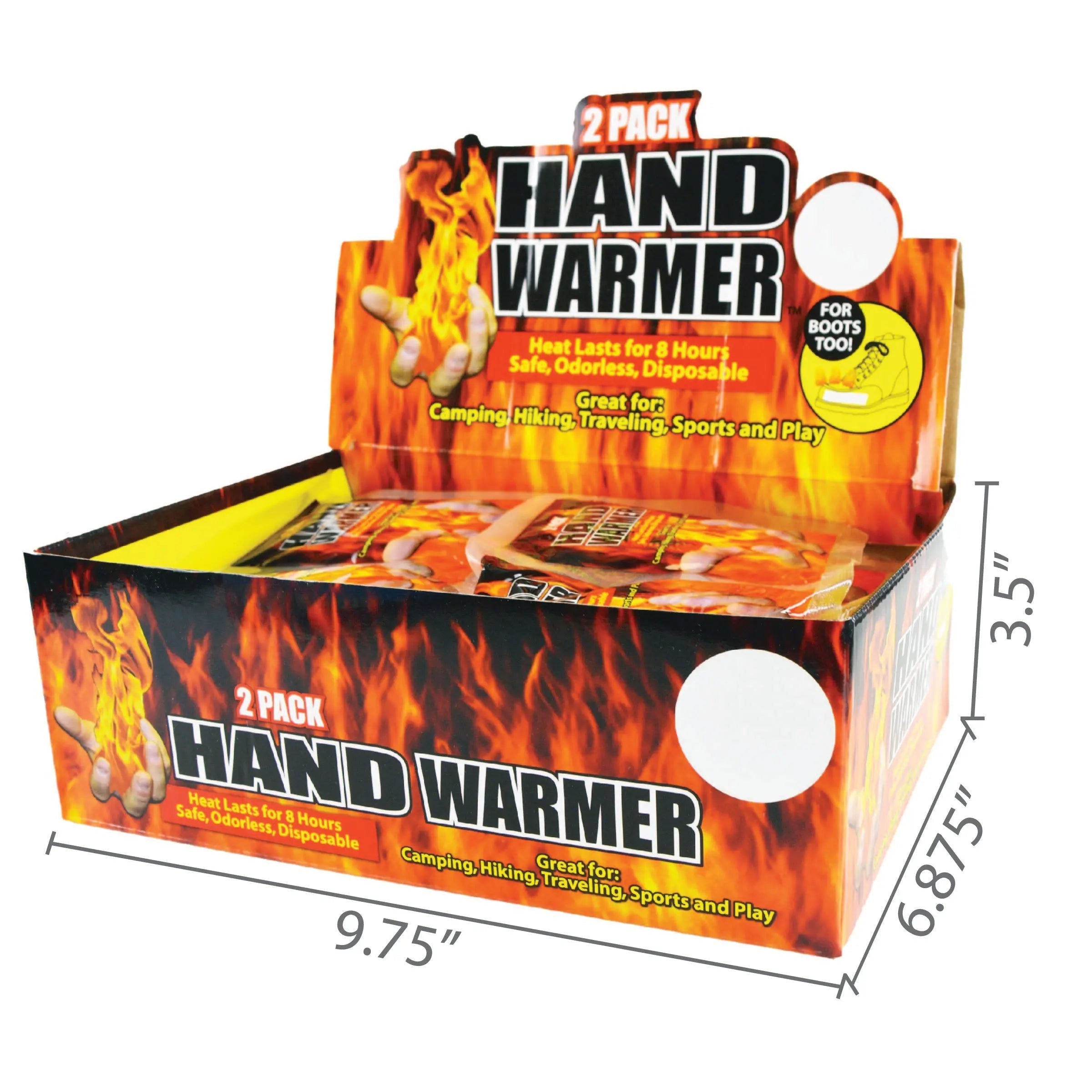 Hand Warmer 24 Pieces Per Retail Ready Display 21764 NOVELTY INC