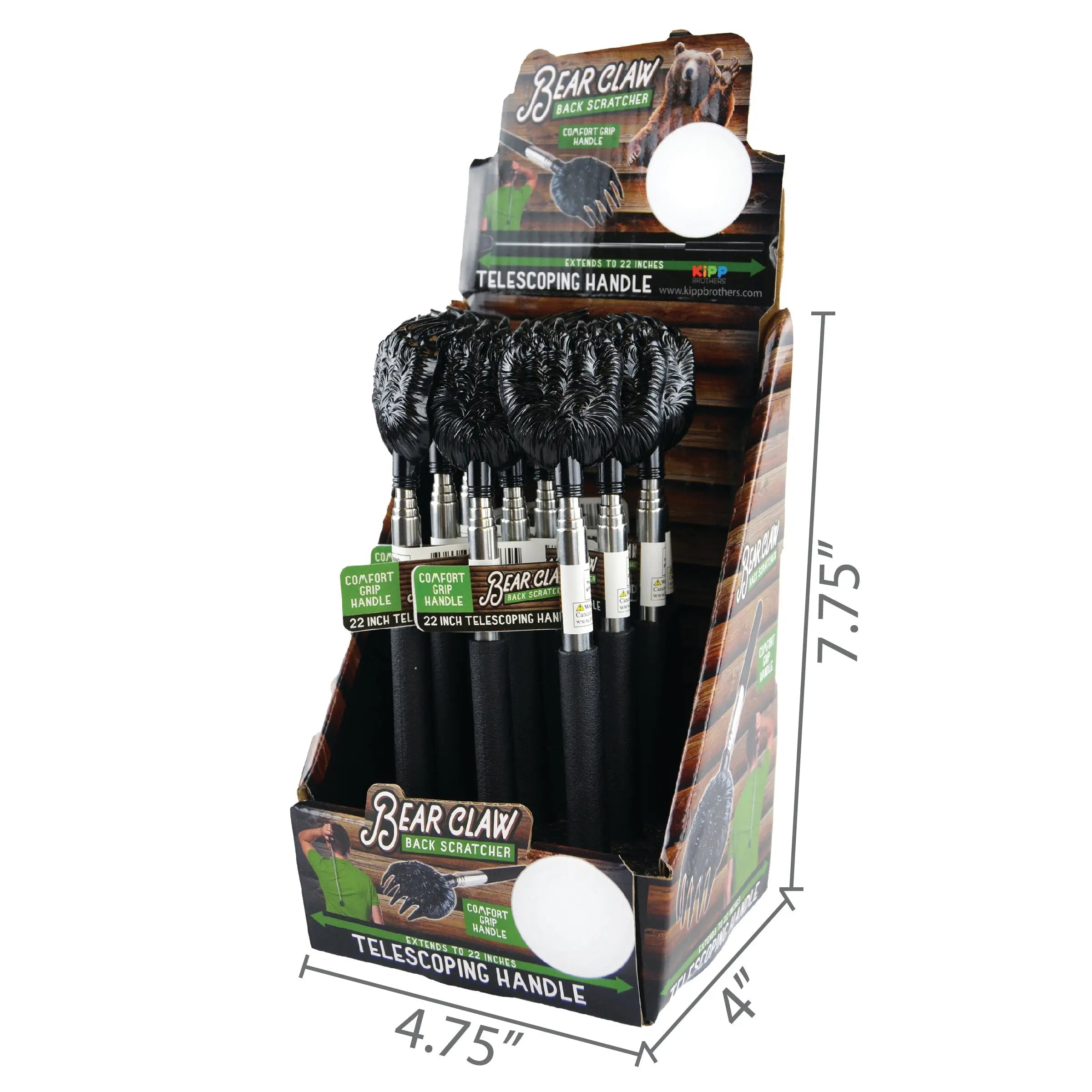 Bear Claw Back Scratcher 12 Pieces Per Retail Ready Display 21765 KIPP BROTHERS