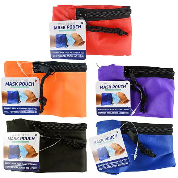Wristband Mask Pouch - 12 Pieces Per Retail Ready Display 21964 KIPP BROTHERS