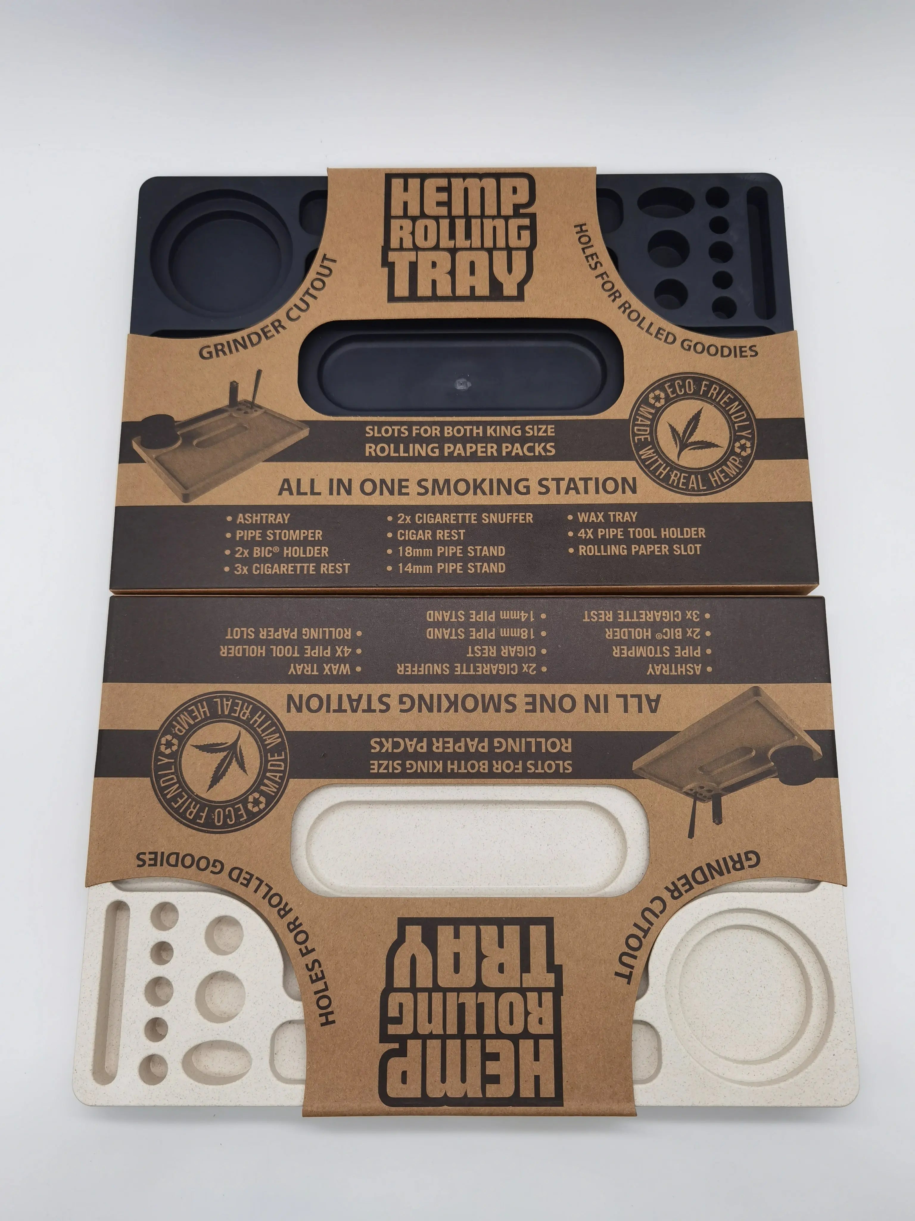 Hemp Made Extra Large Smoking Station Roll Tray - 6 Per Retail Ready Display 22427 SMOKEZILLA