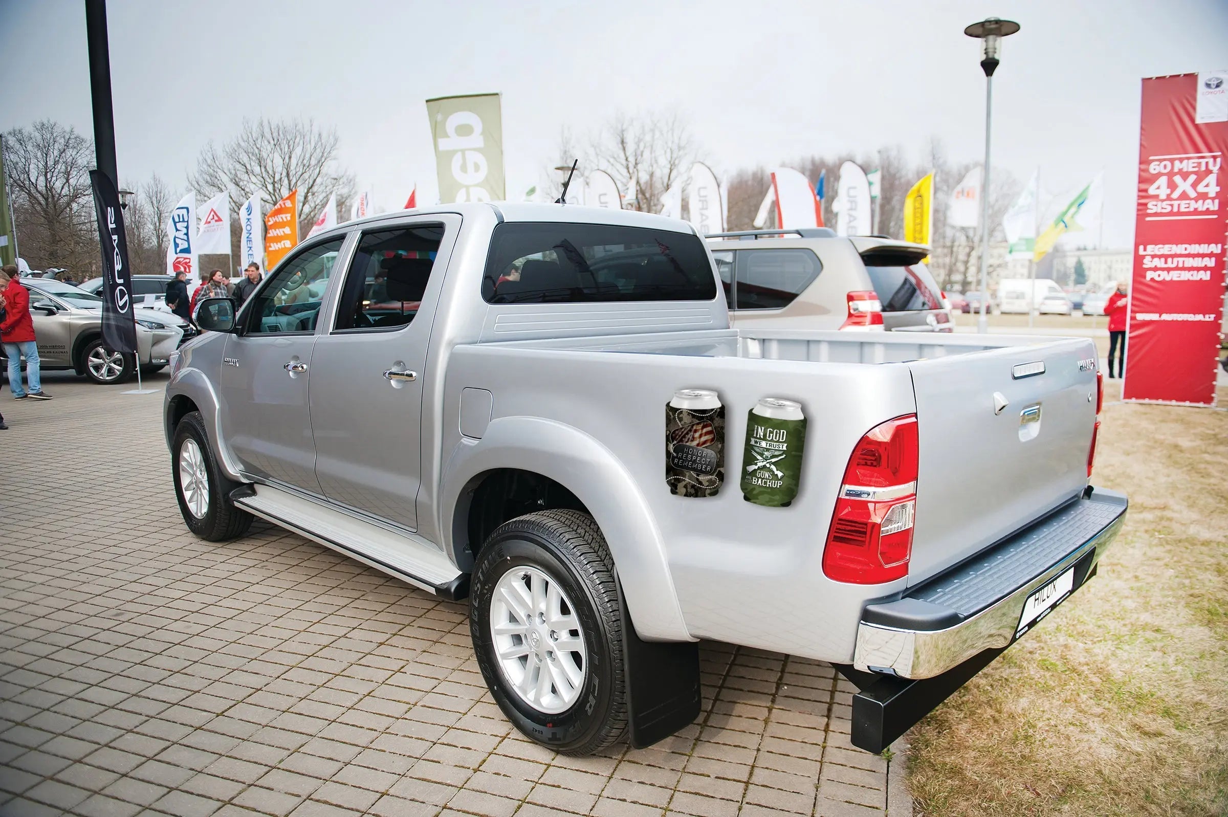 Neoprene Magnetic Can and Bottle Cooler - 6 Pieces Per Retail Ready Display 22429 POLAR GEAR