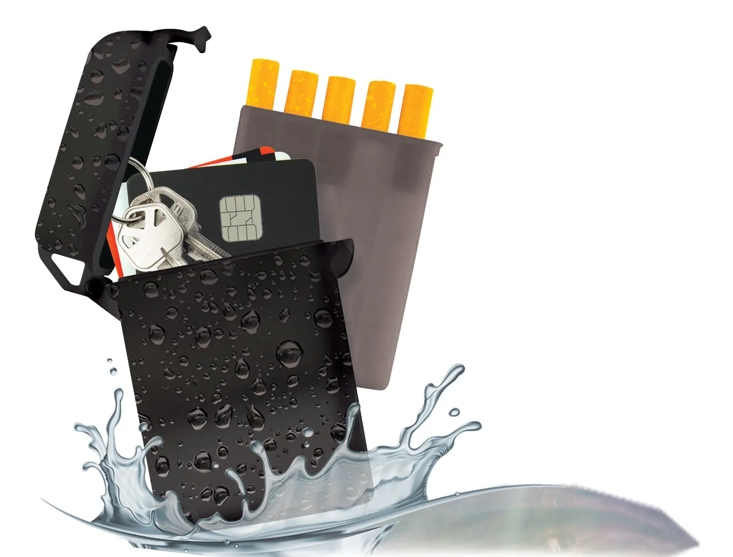 Magnetic Card Hide-A-Key Storage Case - 8 Pieces Per Retail Ready Display 22533 ROUGHNECK