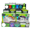 Light-Up Glass Ashtray with Multi-Color LED Lights - 6 Pieces Per Retail Ready Display 23744 SMOKEZILLA