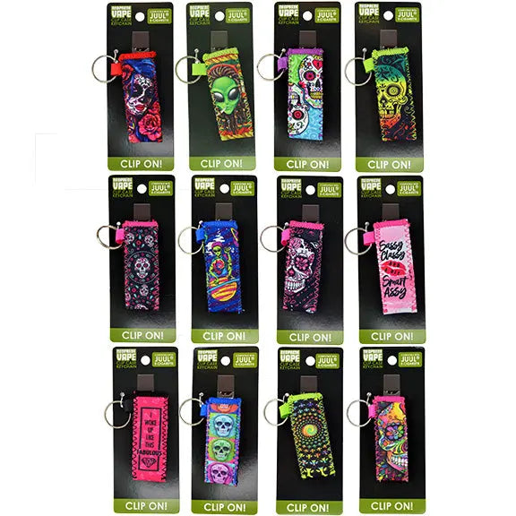 Neoprene Vape Case Keychain - 12 Pieces Per Retail Ready Display 24734 SMOKEZILLA