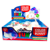 Squish and Squeeze Color Changing Bunny - 12 Pieces Per Retail Ready Display 24766 KIPP BROTHERS