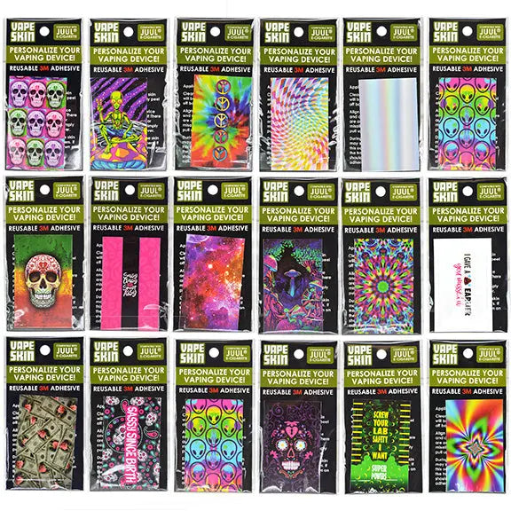 Juul® Vape Wrap Skin-18 Pieces Per Retail Ready Display 24850 SMOKEZILLA